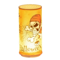 Bougies LED sans flamme pour Halloween, à piles, avec effet vacillant, pour décorer la table de fête effrayante, créer une ambiance de maison hantée
