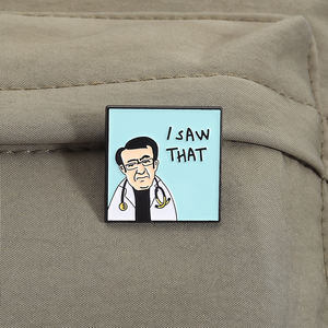 博士现在我为你骄傲珐琅别针搞笑报价胸针珠宝礼物给朋友粉丝批量批发 - Product Image 3