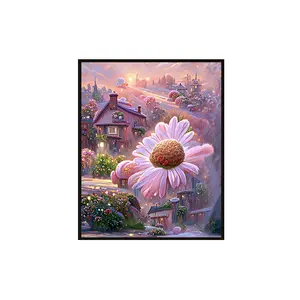 Canvas Fantasy Scenary Wholesale 5D Diamond Painting with Round and Square Resin Stones