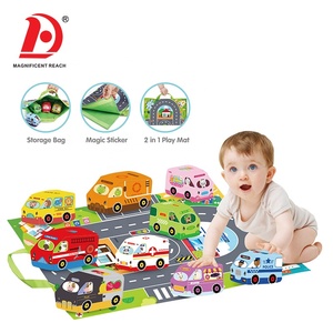 HUADA-Tapis de jeu en tissu doux pour enfants, jouets <span class=keywords><strong>animaux</strong></span> en peluche, 2023 - Product Image 3