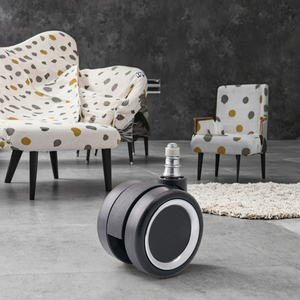 Hochwertige Moderne Geräuschlose PU-Möbel-Drehstuhlrollen 50kg Tragfähigkeit für Wohnzimmer Büronutzung Langlebig Leise - Product Image 4