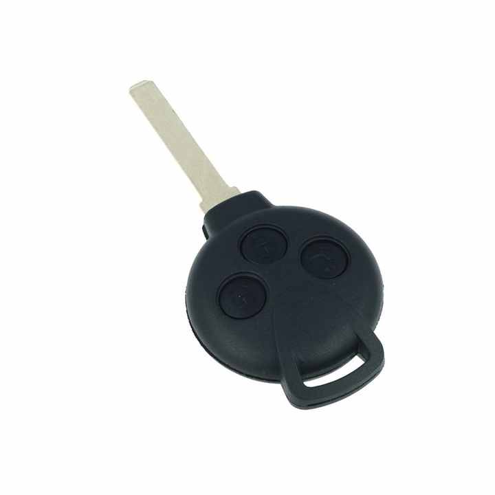 Outlet 3-Button Remote Control Car Key Shell Without Blade Battery Smart Transponder 451 for FORTWO FORFOUR