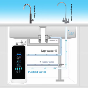 ระบบกรองน้ำแบบ Reverse Osmosis 5 ขั้นตอน CE ROHS 100-800 GPD ไม่ใช้ถังเก็บน้ำ สำหรับบ้าน โรงแรม ครัวเรือน ระบบกรอง 5 ขั้นตอน - Product Image 5