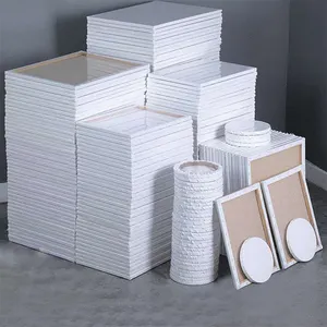 Wholesale black canvas board for painting-Canvas Boards For Painting Individually Wrapped Artist Quality Canvas Panels Made From Pure Cotton