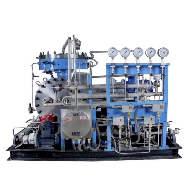 Purity Hydrogen Gas Hydrogen Diaphragm Membrane H2 Gas Diaphragm Compressor for Industry
