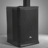 Enceinte colonne active avec woofer de 12 pouces, 2000W, enceinte colonne Line Array amplifiée, amplificateur DSP intégré, audio de scène professionnel