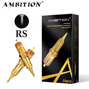 Cartouche d'aiguilles de tatouage jetables OEM ODM Ambition Glory 20 pièces 3RS 5RS 7RS 9RS RS Round <span class=keywords><strong>Shader</strong></span> 1RL 3RL 5RL 7RL 7RM 9RL 9RM RL RM - Product Image 1
