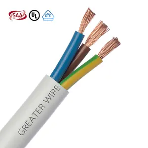 Câble de câblage de maison standard SAA câble 4 Ccore 1mm2 câble électrique flexible 4 noyaux 1mm AS/NZ