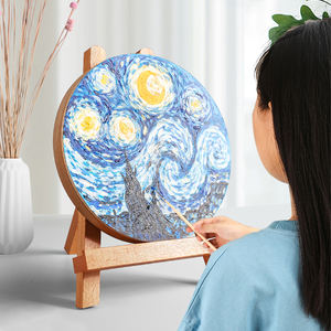 SINOARTOEMミニウッドイーゼルディスプレイキッズテーブルイーゼル28cm高さテーブルイーゼルスタンドアーティスト用 - Product Image 5