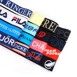 Jacquard Ribbon Trim <b>Webbing</b> Elastic Bands/Tapes Spandex/Nylon Material for Shoes Garments Home Textiles Bags Underwear OEM/ODM - Product Image 3