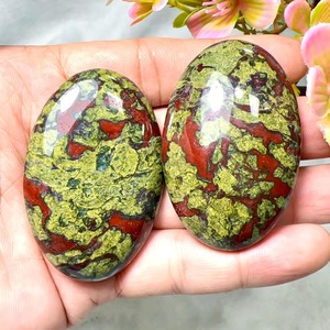 Wholesale High Quality Healing Crystal Crafts Natural Dragon Blood Palm <b>Stone</b> for Home Decoration and Energy - Product Image 1