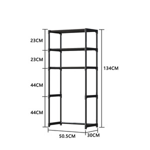 Bathroom <b>Shelf</b> 3 Tier Freestanding Storage Rack For Toilet And Washing Machine Custom Size Durable Rectangular - Product Image 5