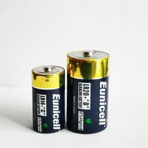 LR20 AM1 Baterai Kering Alkaline Ukuran D Kualitas Bagus untuk Kompor Gas, Pemanas Air dan Obor