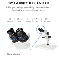 Boshida BD-SZM0750T-D4-12C Large Base 60MP 4K Camera 12 Inch Monitor Stereo Microscope