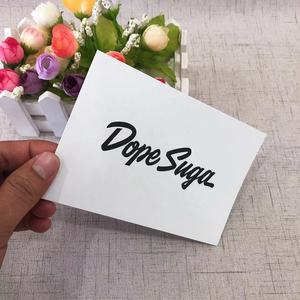 Tarjeta de agradecimiento personalizada en blanco y negro para revisión de negocios de marca Tarjetas de agradecimiento - Product Image 3