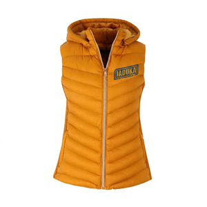Chaleco Acolchado de Plumón con Cuello Alto para Hombre, Estilo Ecuestre, Personalizado, Invierno, Unisex, Impermeable, Chaqueta sin Mangas - Product Image 1