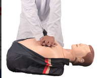 Mannequin de RCP demi-corps avec voyant lumineux rouge-vert pour signalisation d'erreur, mannequin de réanimation en PVC souple pour hôpitaux et écoles CE/ROSE/ISO