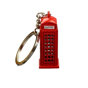 Souvenir touristique britannique, boîte <span class=keywords><strong>aux</strong></span> <span class=keywords><strong>lettres</strong></span> rouge, cabine téléphonique, porte-clés bus à deux étages, porte-clés - Product Image 5