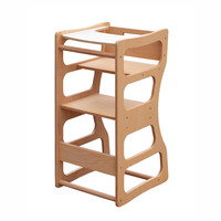 Chaise haute Montessori pliable 4-en-1 de qualité supérieure, tour d'activités transformable pour tout-petits, ensemble chaise de bureau et bureau pour enfants