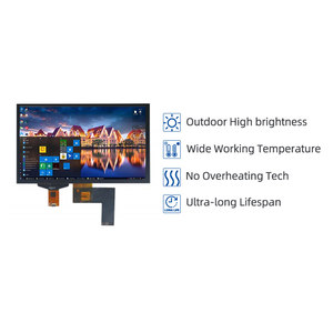จอแสดงผลความสว่างสูงขนาด9นิ้ว1024x600พิกเซลความสว่าง1000นิตหน้าจอ IPS LVDS TFT LCD พร้อมระบบสัมผัสแบบคาปาซิทีฟ - Product Image 1