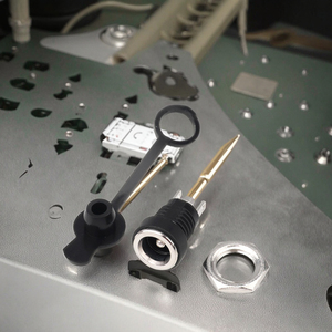 <span class=keywords><strong>5.5</strong></span> mmx2.5 mm 1/2 JC -DC022B presa di alimentazione a corrente continua femmina 2 Pin connettore per montaggio pannello impermeabile - Product Image 6