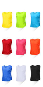 Babadores de futebol personalizados respirável colete de futebol de malha pequena colete de treinamento de futebol babadores de futebol - Product Image 2