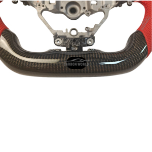 Volant de direction en fibre de carbone personnalisé adapté aux voitures Lexus IS 300 350 <span class=keywords><strong>500</strong></span> ES 200 LX 570 700 GX RX NX LC RC, volant de remplacement - Product Image 5