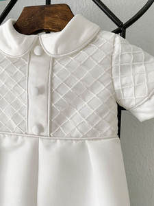 Robe de baptême barboteuse pour bébés garçons robe de baptême pour nouveau-né <span class=keywords><strong>tenue</strong></span> de baptême une pièce - Product Image 6
