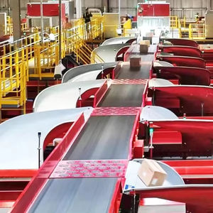 Truelisort Nouveau convoyeur à spirale multi-<span class=keywords><strong>goulotte</strong></span> en acier inoxydable durable, connectable à une ligne de convoyeur à bande, réglable pour entrepôt et commerce de détail - Product Image 1