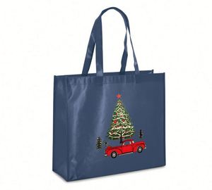 Promotion : Sacs de courses personnalisés à logo, sacs de courses non tissés laminés recyclés avec logo - Product Image 3