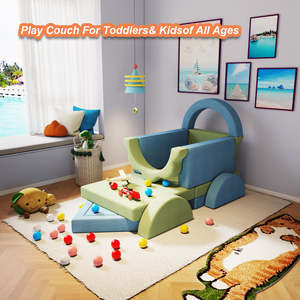 Meilleures ventes : Canapé de <span class=keywords><strong>jeu</strong></span> en blocs de construction pour tout-petits, canapé en mousse créatif et sûr pour enfants, pour bibliothèques, librairies, <span class=keywords><strong>coin</strong></span> lecture, crèche - Product Image 6