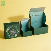 Boîtes d'expédition en carton ondulé personnalisées pour cadeaux, artisanat fait main, emballage artisanal, boîte d'expédition écologique avec logo pour les petites entreprises