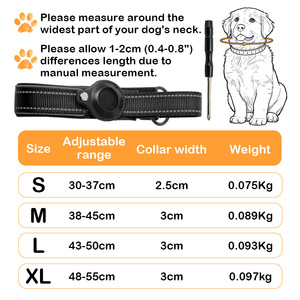 Neues Luxuriöses Verstellbares Reflektierendes Hundehalsband Nylon Verstellbares Breakaway-Hundehalsband mit Airtag-Hundehalsband - Product Image 4
