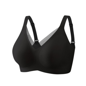 Reggiseno a Mezza Coppa con Spalline, <span class=keywords><strong>Senza</strong></span> <span class=keywords><strong>Ferretto</strong></span>, in Gel, Traspirante, Morbido, Comodo, con Supporto, Push-up, Lavorato a Maglia, <span class=keywords><strong>Senza</strong></span> Cuciture, per Uso Quotidiano, Taglie Grandi - Product Image 4