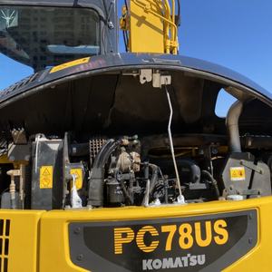 Tweedehands <span class=keywords><strong>Komatsu</strong></span> Pc78 Minigraafmachine Zero Tail Swing <span class=keywords><strong>Komatsu</strong></span> Motor 7.8ton Klasse Zuinig Goed Onderhouden - Product Image 5