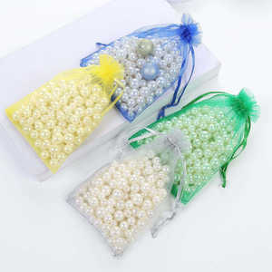 Sacs d'emballage promotionnels personnalisés avec logo imprimé, sacs cadeaux en organza/sachets en organza en gros - Product Image 2