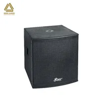 Haut-parleur de sonorisation professionnel Seer Audio CA-118BA actif 18 pouces pleine gamme 1 canal 600W RMS en contreplaqué de bouleau avec écran LCD