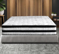 Hochwertige Hybrid-Taschenfederkernmatratze mit hochdichtem Gel-Memory-Schaum, Luxusmatratze in voller Größe für Schlafzimmer, umweltfreundliches Hotelbett