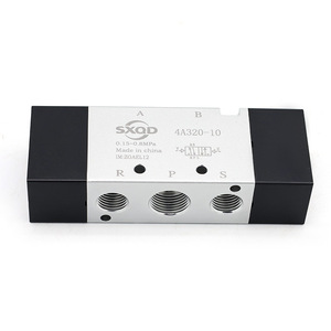 Sxqd 4A320 10 วาล์วนิวแมติก วาล์วควบคุมลมสองตำแหน่งห้าทาง วาล์วควบคุมลมแบบอลูมิเนียมอัลลอยด์ สำหรับควบคุมกระบอกสูบ - Product Image 3