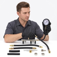 Pompe d'injection de carburant Injecteur Testeur Gaz Essence Essence Huile Combustion Pulvérisation Pression Test Indicateur Outils Compteur Jauge Kit
