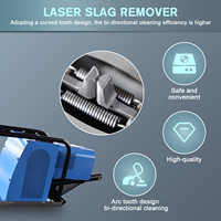 Sûr et facile à transporter Machine d'élimination des scories au laser pour le nettoyage des scories de fer Nettoyeur de bande laser pour table et dissolvant de scories