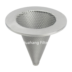 Stainless Steel Conical Filter element <b>Mesh</b> Industry Liquid Filtration Filter Stainless Steel <b>Basket</b> Filter - Product Image 5
