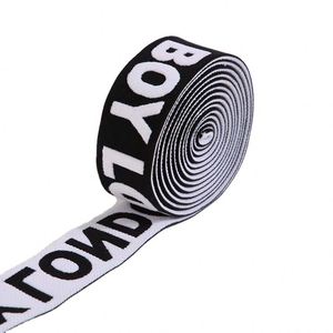 Reasonable Price Woven Jacquard Polyester Elastic High Tenacity Trouser Waist Tape with Tewei Customized Brand - Product Image 6