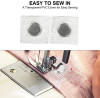 Bouton aimanté en néodyme étanche pour vêtements dissimulés, couture, qualité industrielle, composite PVC/TPU, tailles personnalisées disponibles, néodyme