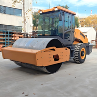 Compacteur vibrant hydraulique de 12 tonnes, moteur Cummins, modèle HXS12, faible coût d'entretien pour le compactage de l'asphalte et du sol