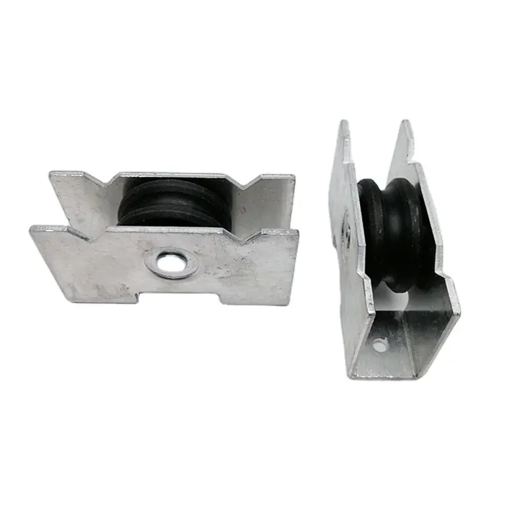 Mexico High Quality Galvanized Steel Sliding Gate Roller Aluminum window door Nylon Wheel Aluminium Housing Roller