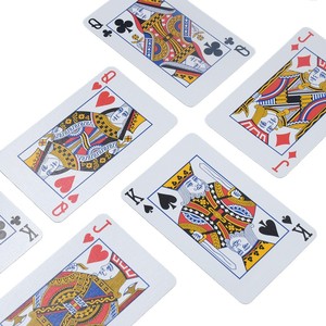 Cartas de juego personalizadas de 57x87 mm, papel estucado con esquinas redondeadas para el juego Guandan, cartas de póker portátiles - Product Image 1