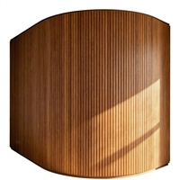 Panneaux MDF flexibles, placage bois, panneaux pliables pour décoration de plafond courbé, isolation acoustique, légers, OEM ODM