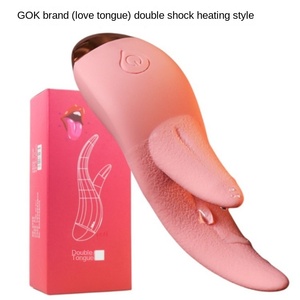 Liliya Female Vibration Doppel zungen heizung Batterie betrieben 10 Frequenzen wasserdichtes Sexspielzeug für Erwachsene für Ehemann Frau - Product Image 6