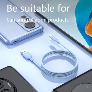 1M 2M <b>3M</b> High-speed <b>USB</b> to Type <b>C</b> Charging <b>Cables</b> Nylon Braid Data <b>Cable</b> <b>USB</b> <b>C</b> Quick Charger Cord for 15/16/17 Mobile Phone - Product Image 5